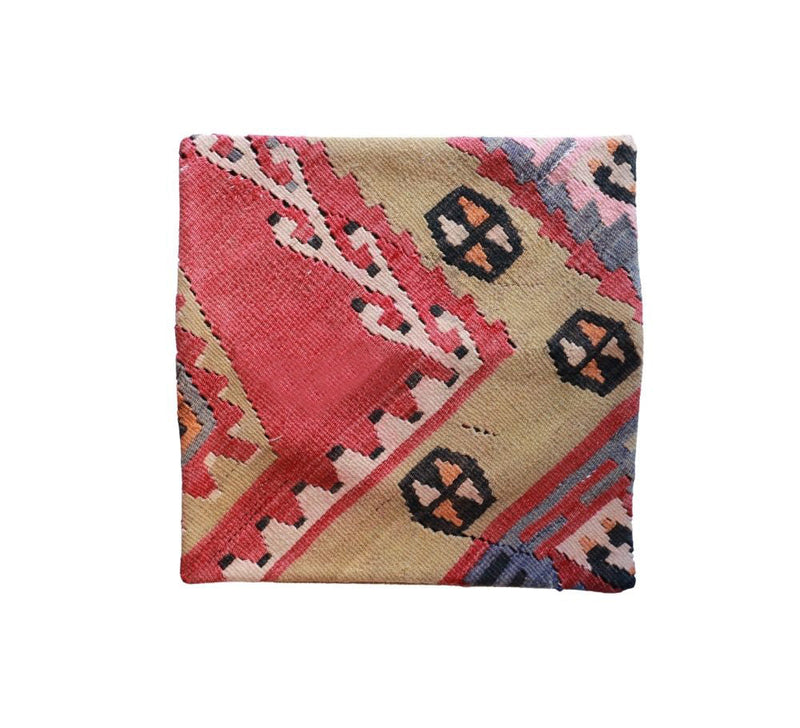 Small Kilim Cushion Home Accessories Lime 