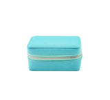 Small Zip Travel Jewellery Box Jewellery & Cufflink Boxes Aqua 