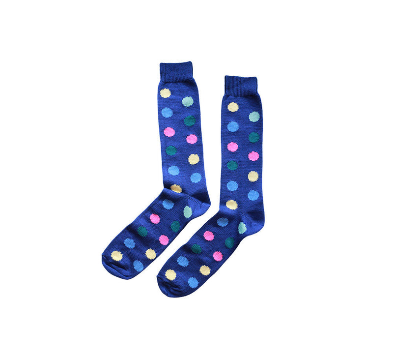Spotted Socks Textiles Navy 