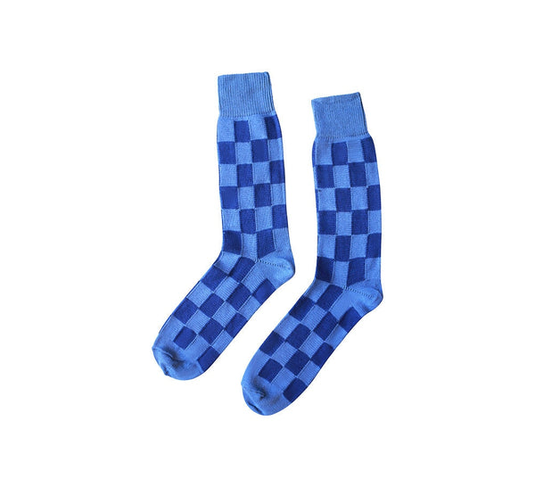 Square Socks Textiles Denim / Royal Blue 
