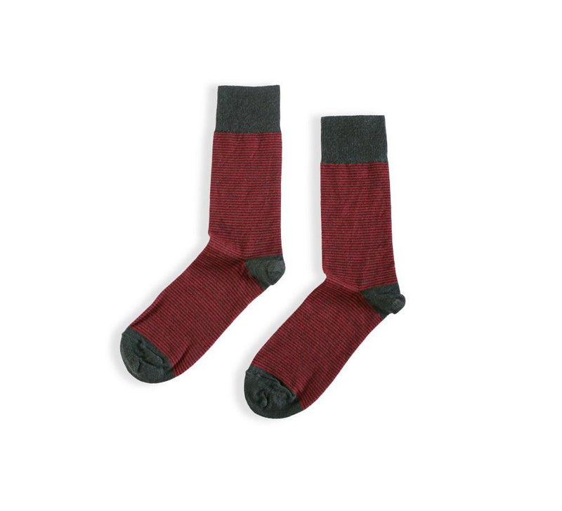 Striped Wool Mix Socks - Pickett London