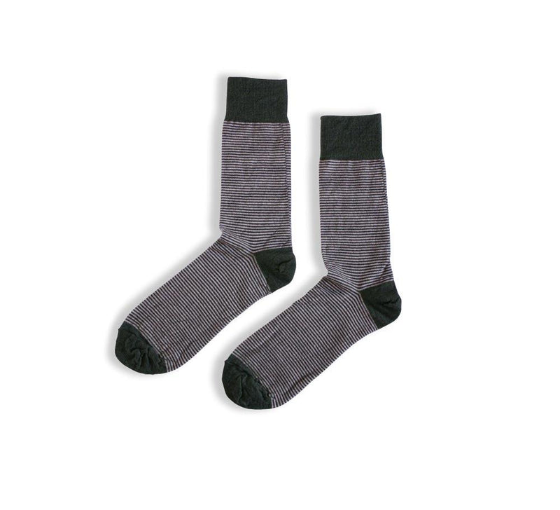 Striped Wool Mix Socks - Pickett London