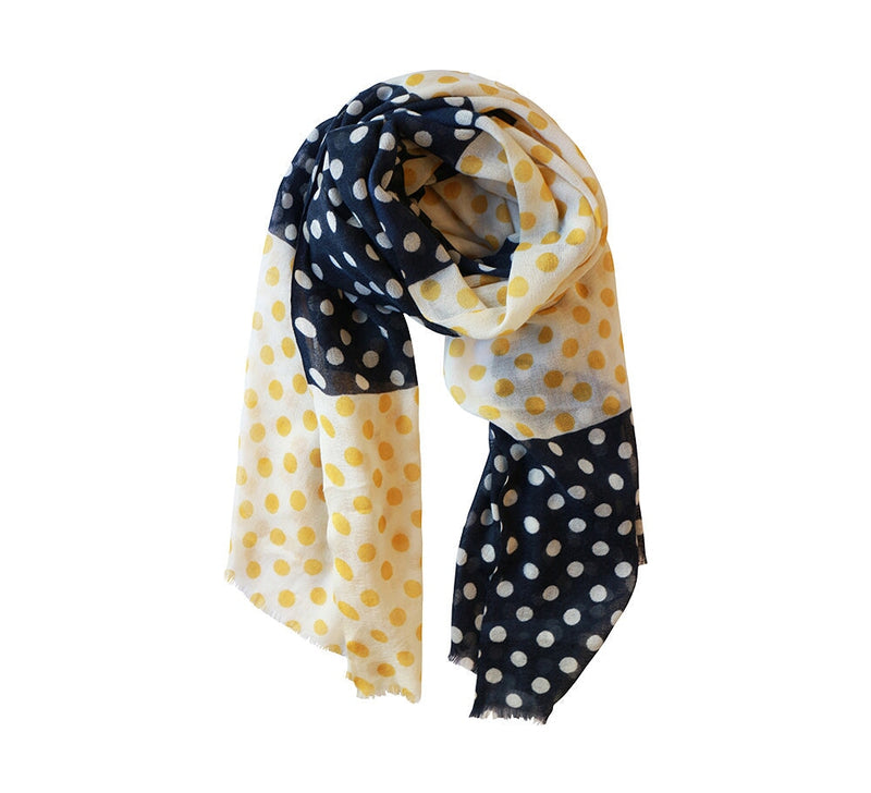 Summer Polka Stole Pashmina & Scarves 