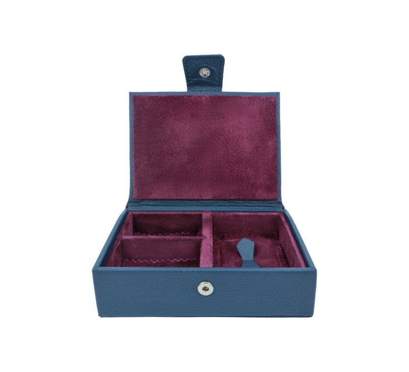 Sutton Divided Box Jewellery & Cufflink Boxes Navy 