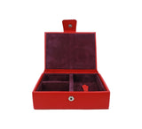 Sutton Divided Box Jewellery & Cufflink Boxes Red 