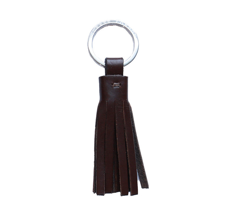 Tassel Key Ring Key Ring Dark Brown 