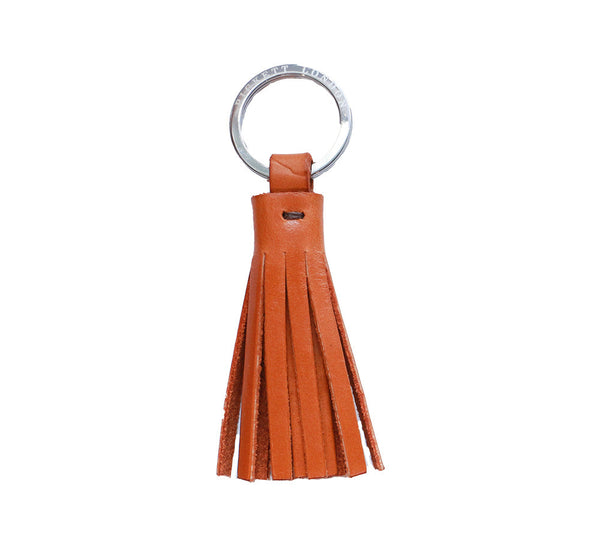 Tassel Key Ring Key Ring Tan 