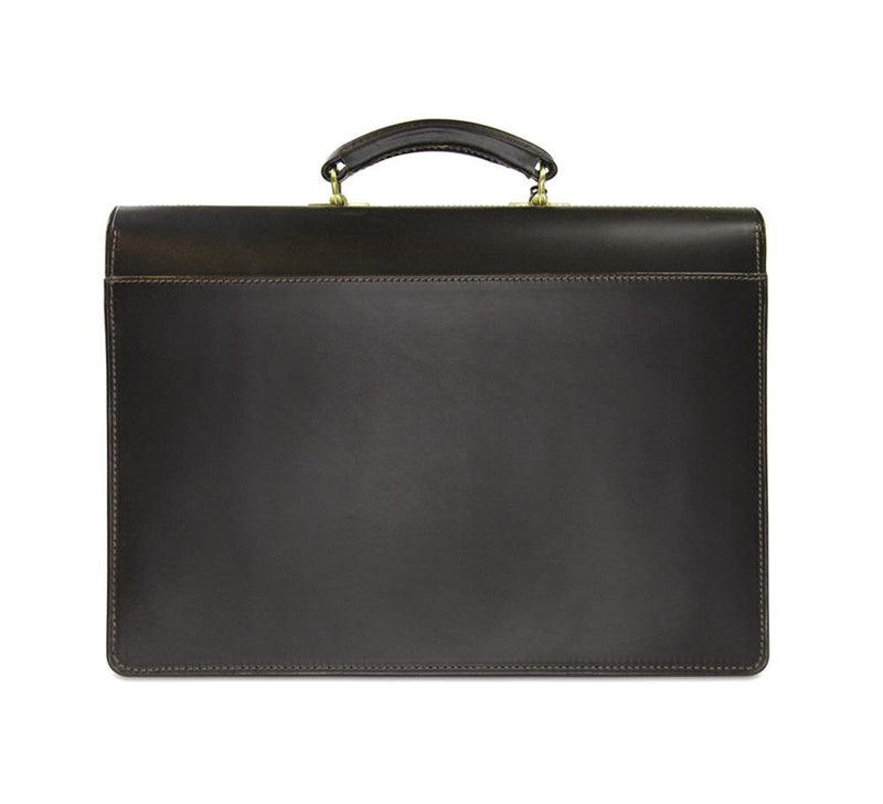 Three Pocket Traditional Briefcase - Pickett London