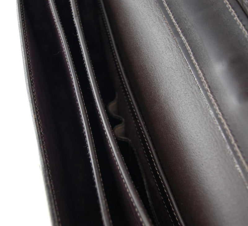 Three Pocket Traditional Briefcase - Pickett London