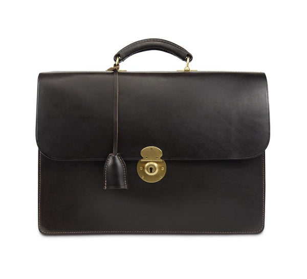 Three Pocket Traditional Briefcase - Pickett London