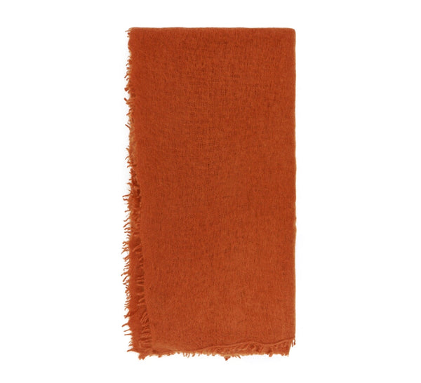 Torino Cashmere Stole Pashmina & Scarves Burnt Orange 