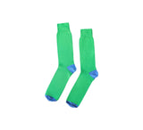 Two Tone Socks Textiles Light Green / Sky Blue 