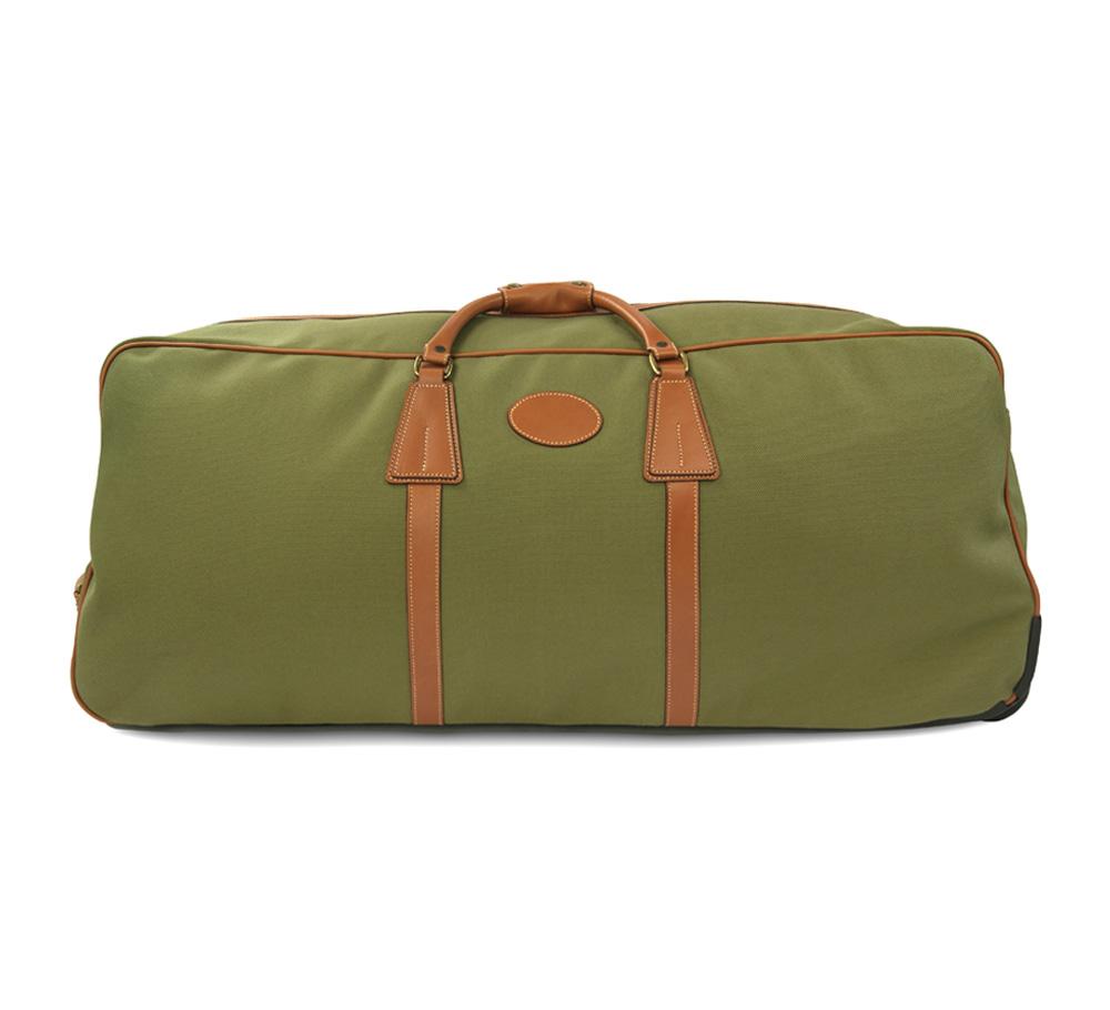 Canvas holdall with wheels on sale